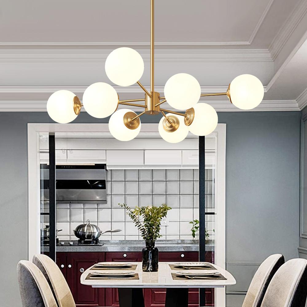 Spunik Opal Sphere Chandelier