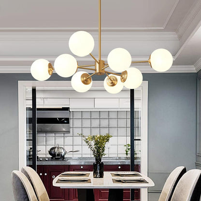 Spunik Opal Sphere Chandelier
