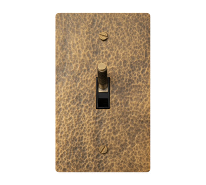Ivarelle Vintage Solid Brass 1-Gang Toggle Switch