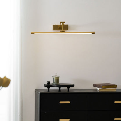 Adjustable Gold Picture Light