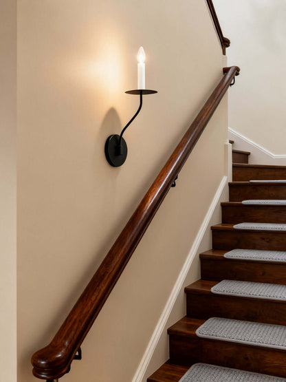 Candlestick Brass Wall Sconce