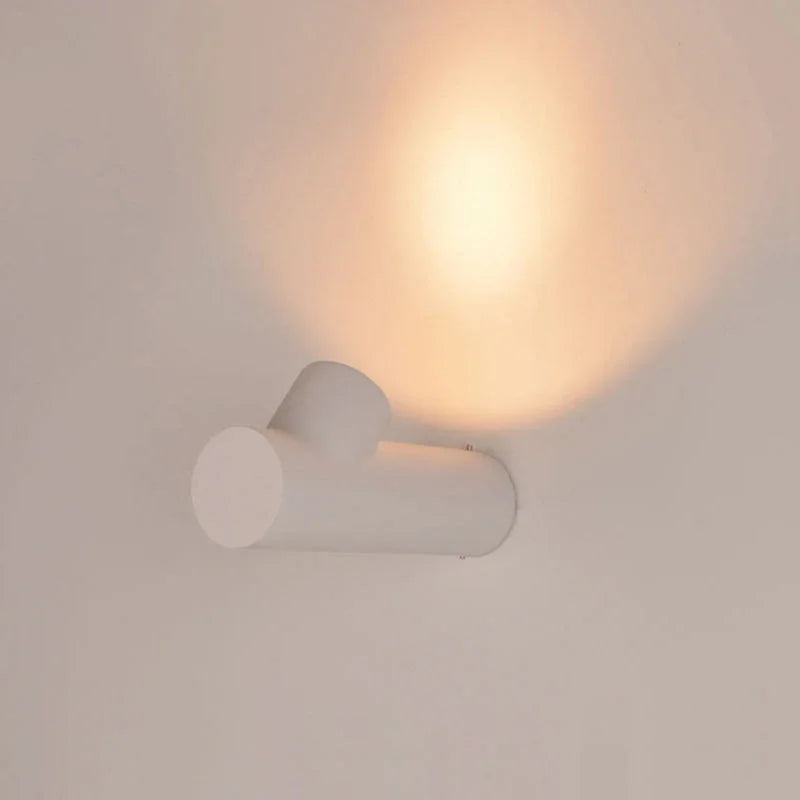 Metal Cylinder Outdoor Wall Light