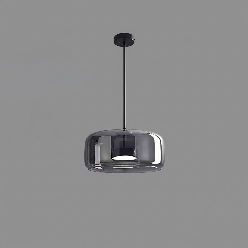 Hand-Blown Glass Dome Pendant Light