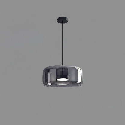 Hand-Blown Glass Dome Pendant Light