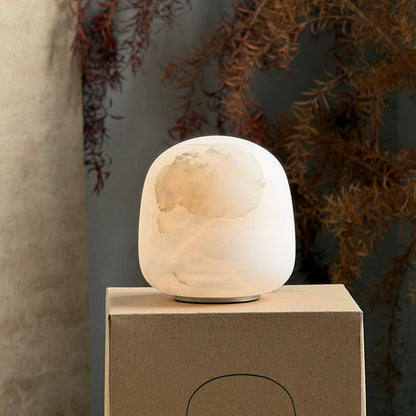 Alabaster Stone Cordless Table Lamp
