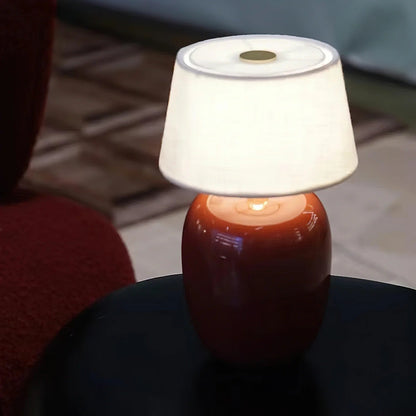 Ceramic Cordless Table Lamp