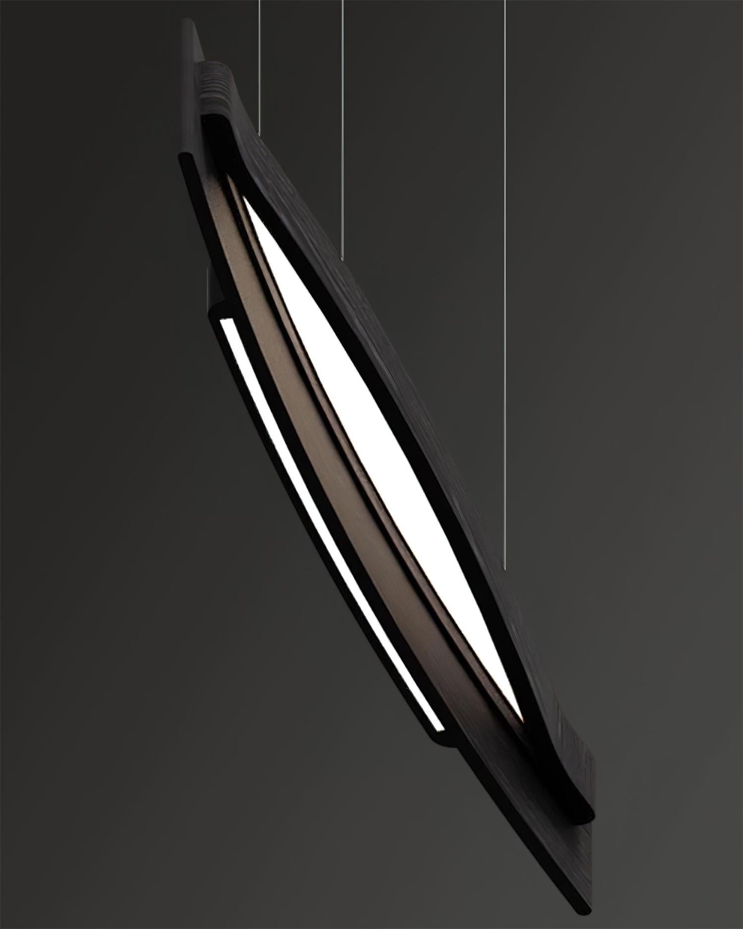 Linear Wood LED Chandelier