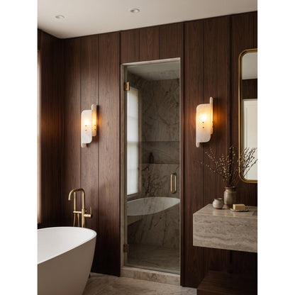 Sculptural Alabaster Wall Light
