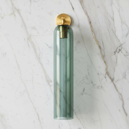 Lumessa Minimalist Glass Cylinder Wall Light