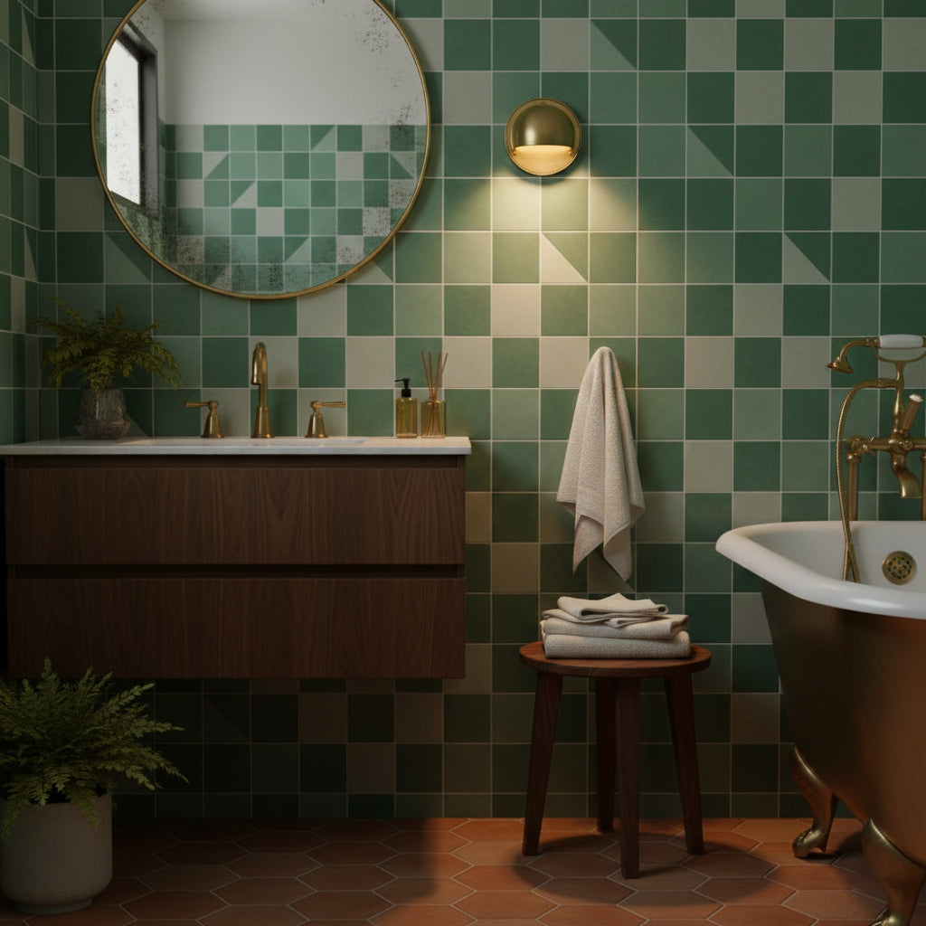 Compact Brass Wall Sconce