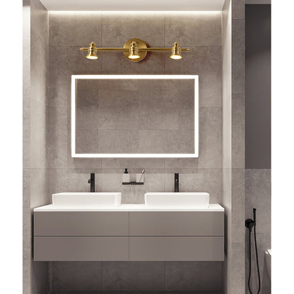 Brass Linear Spotlight Wall Light