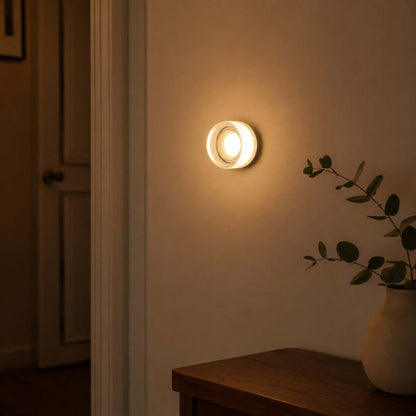 Round Coloured Wall Light