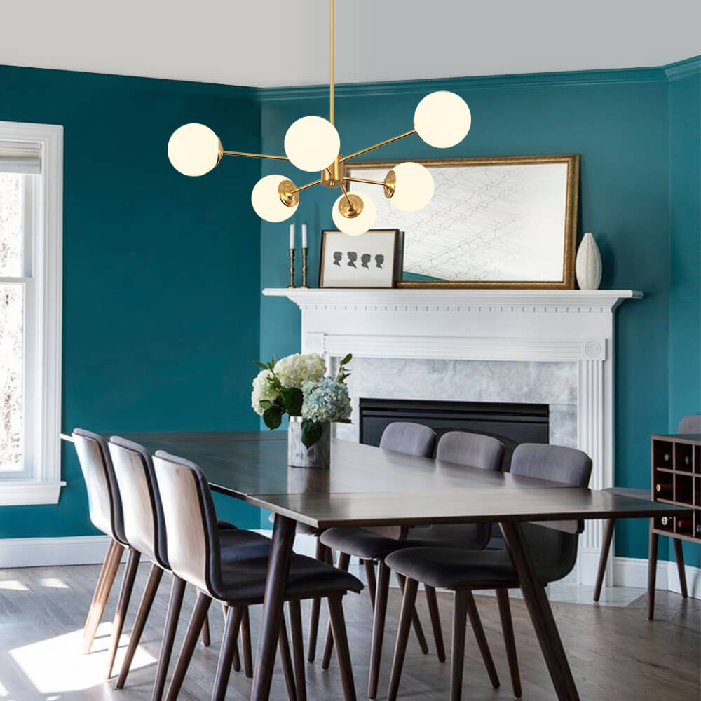 Spunik Opal Sphere Chandelier