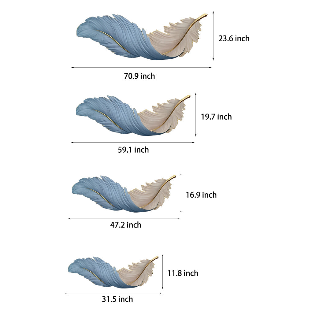 Sculpted Plume LED Wall Light