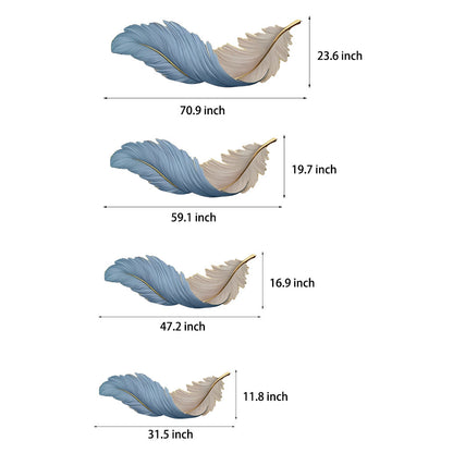 Sculpted Plume LED Wall Light