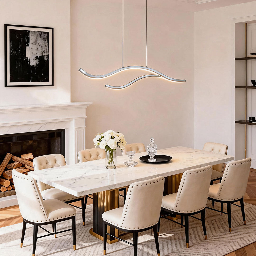 Flowing Ribbon LED Pendant Light
