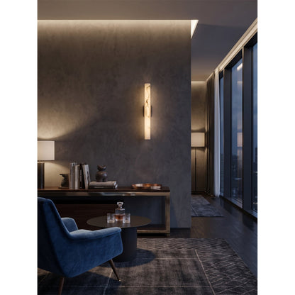 Sculptural Alabaster Wall Light