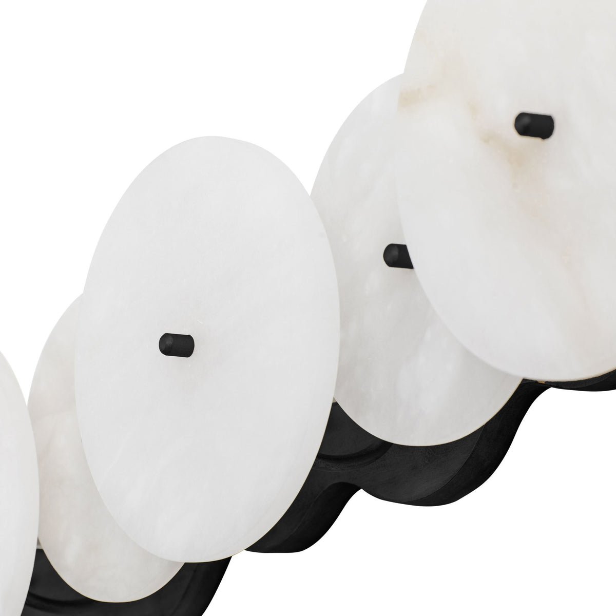 Lunavey Modern Alabaster Disc Vanity Light