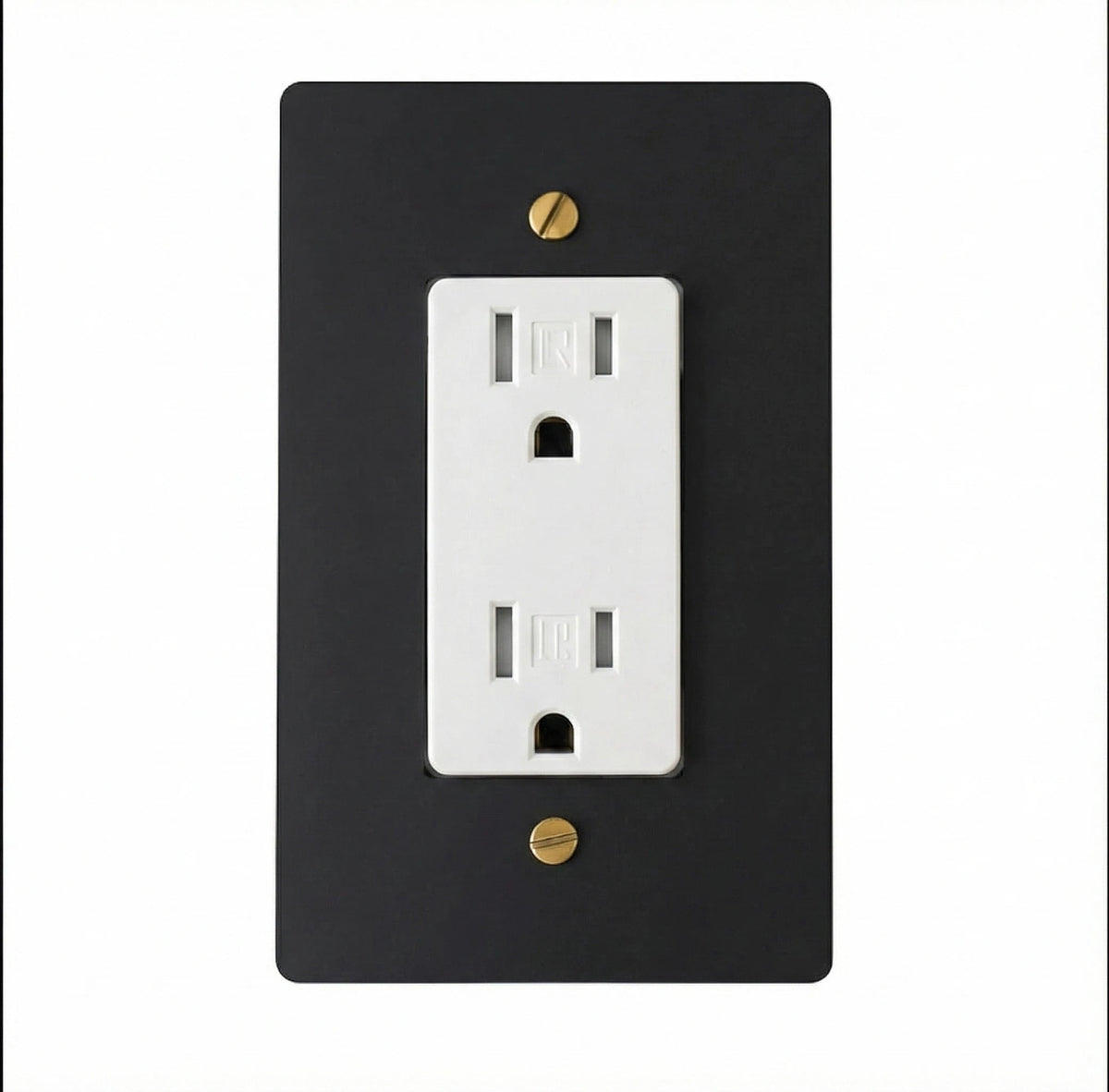 Corvanel Traditional Brass Duplex Socket Outlet