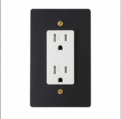 Corvanel Traditional Brass Duplex Socket Outlet