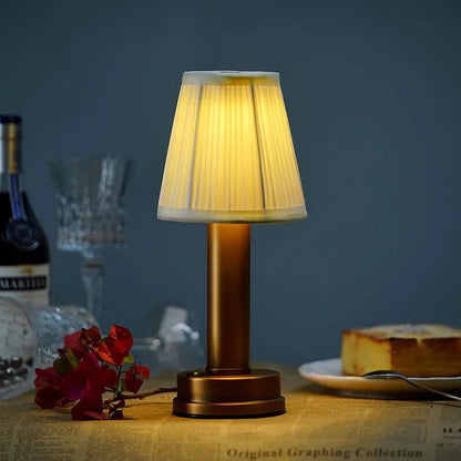 Lumelle Minimalist Fabric Cordless Table Lamp