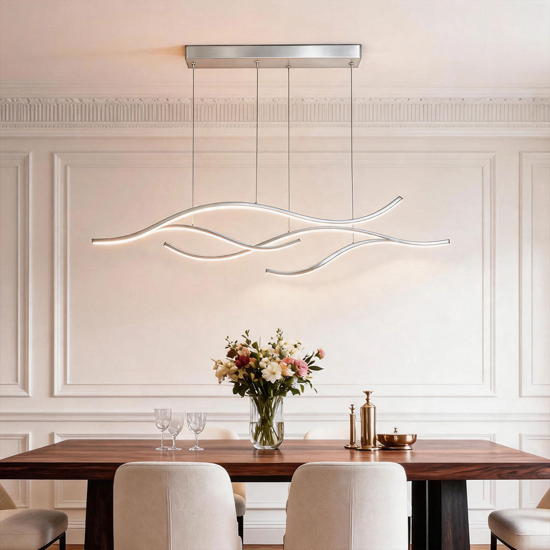 Flowing Ribbon LED Pendant Light