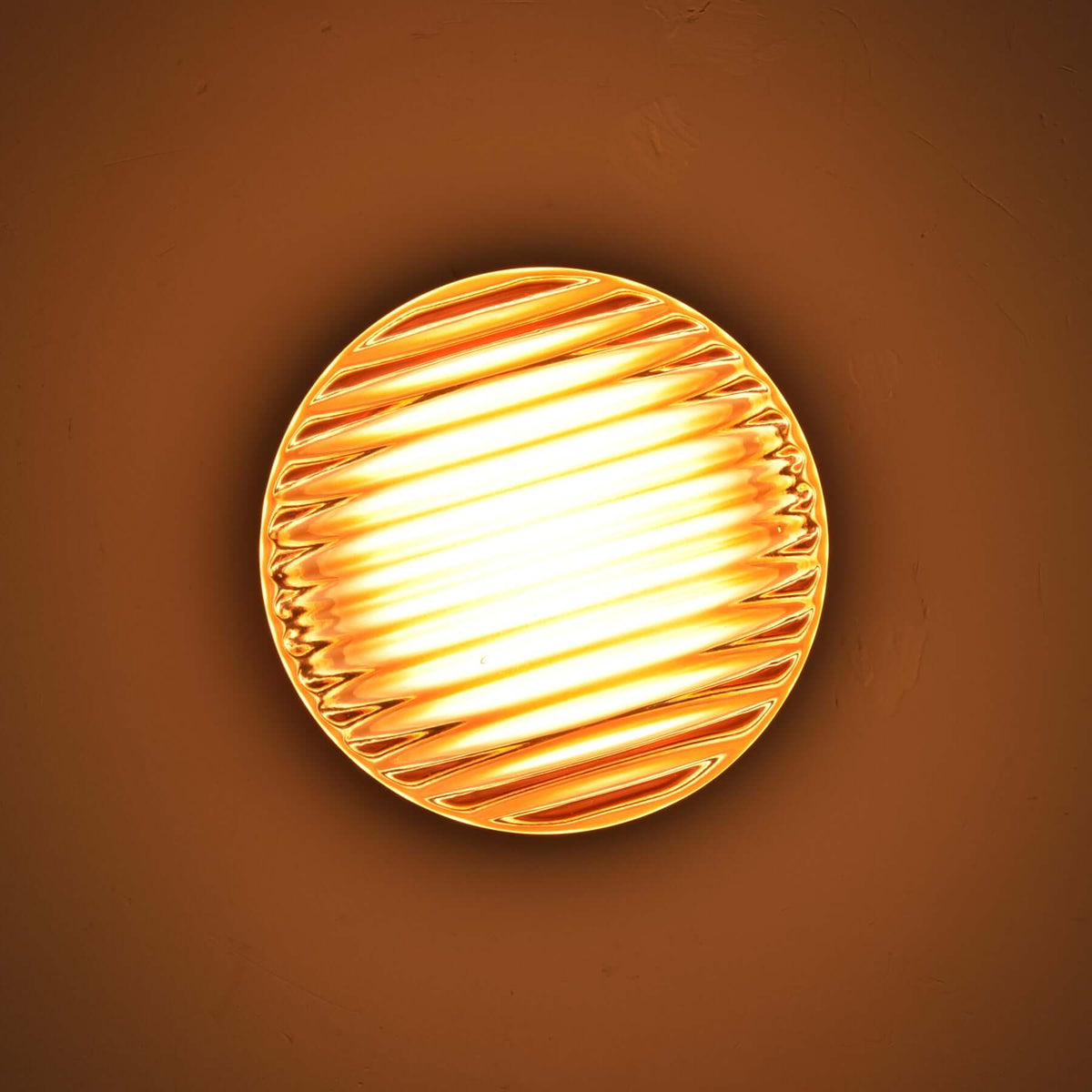 Round Coloured Wall Light