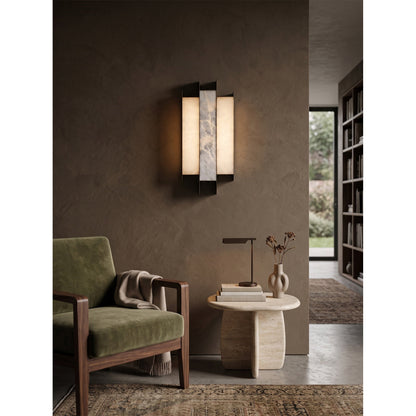Sculptural Alabaster Wall Light