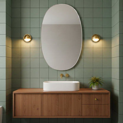 Compact Brass Wall Sconce