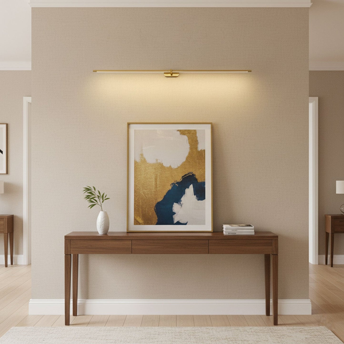 Cordless Linear LED Wall Light
