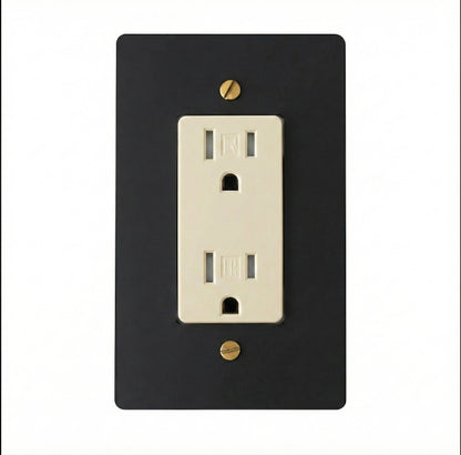 Corvanel Traditional Brass Duplex Socket Outlet