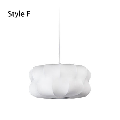 Pleated Silk Fabric Pendant Light