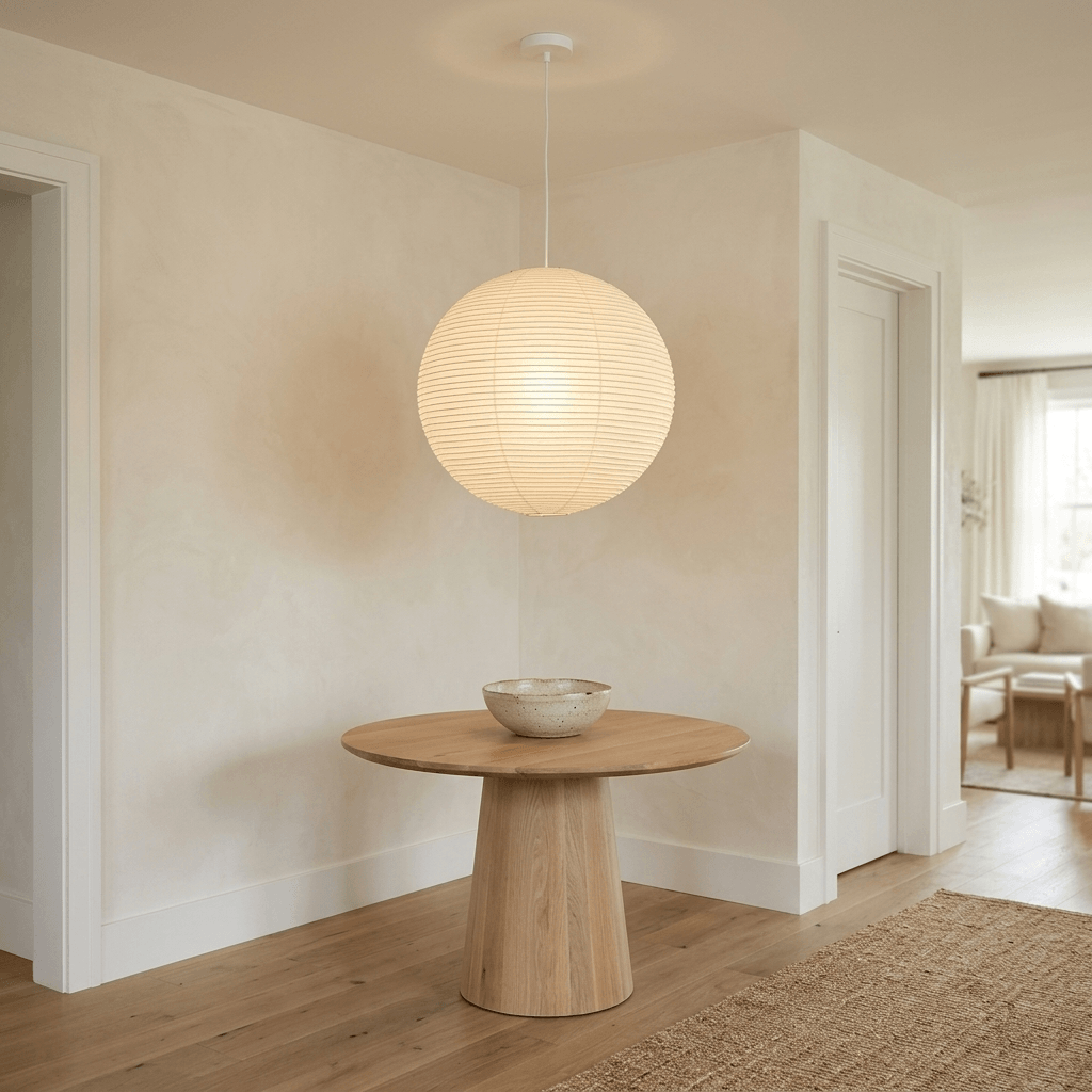 Washi Paper Globe Pendant
