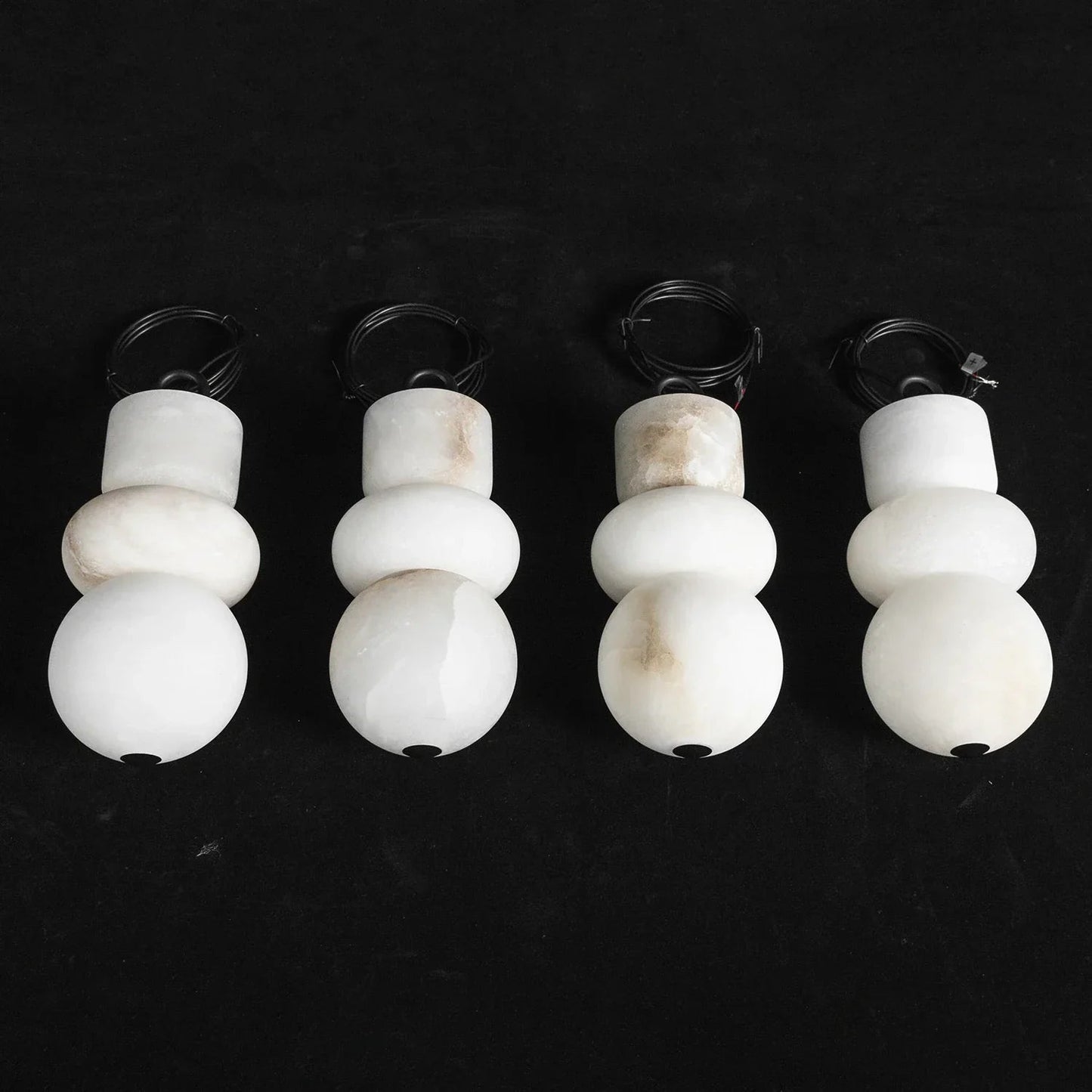 Alabaster Stone Cascade Chandelier