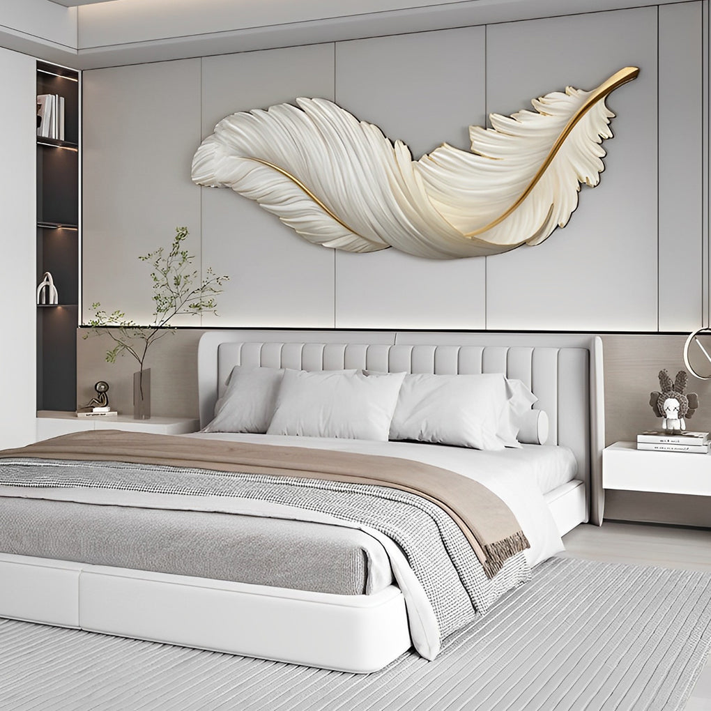 Sculpted Plume LED Wall Light