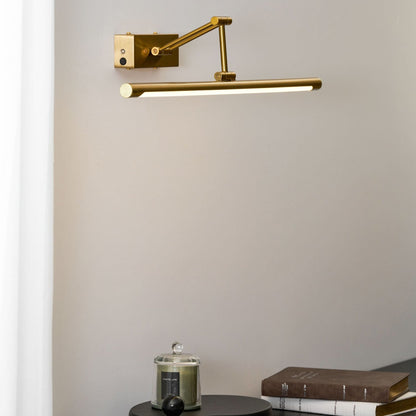 Adjustable Gold Picture Light