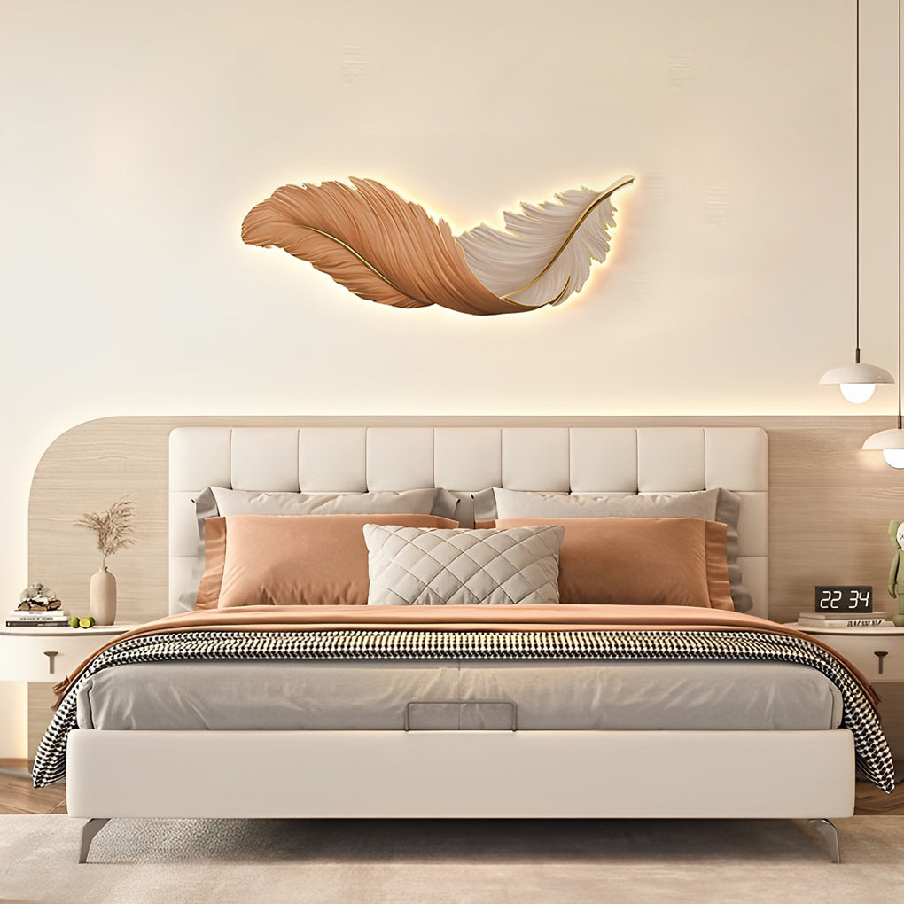 Sculpted Plume LED Wall Light