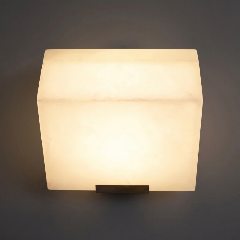 Sculptural Alabaster Wall Light