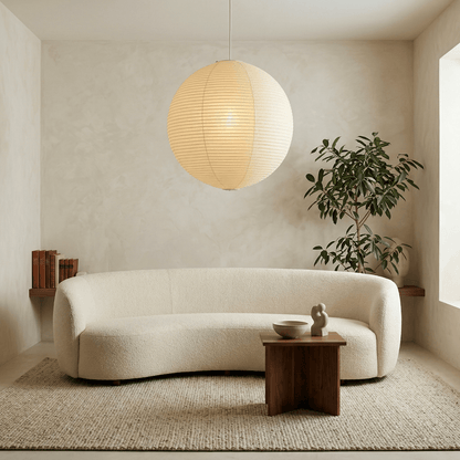 Washi Paper Globe Pendant