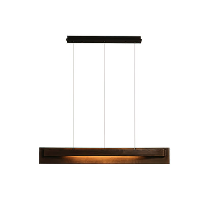 Linear Wood LED Chandelier