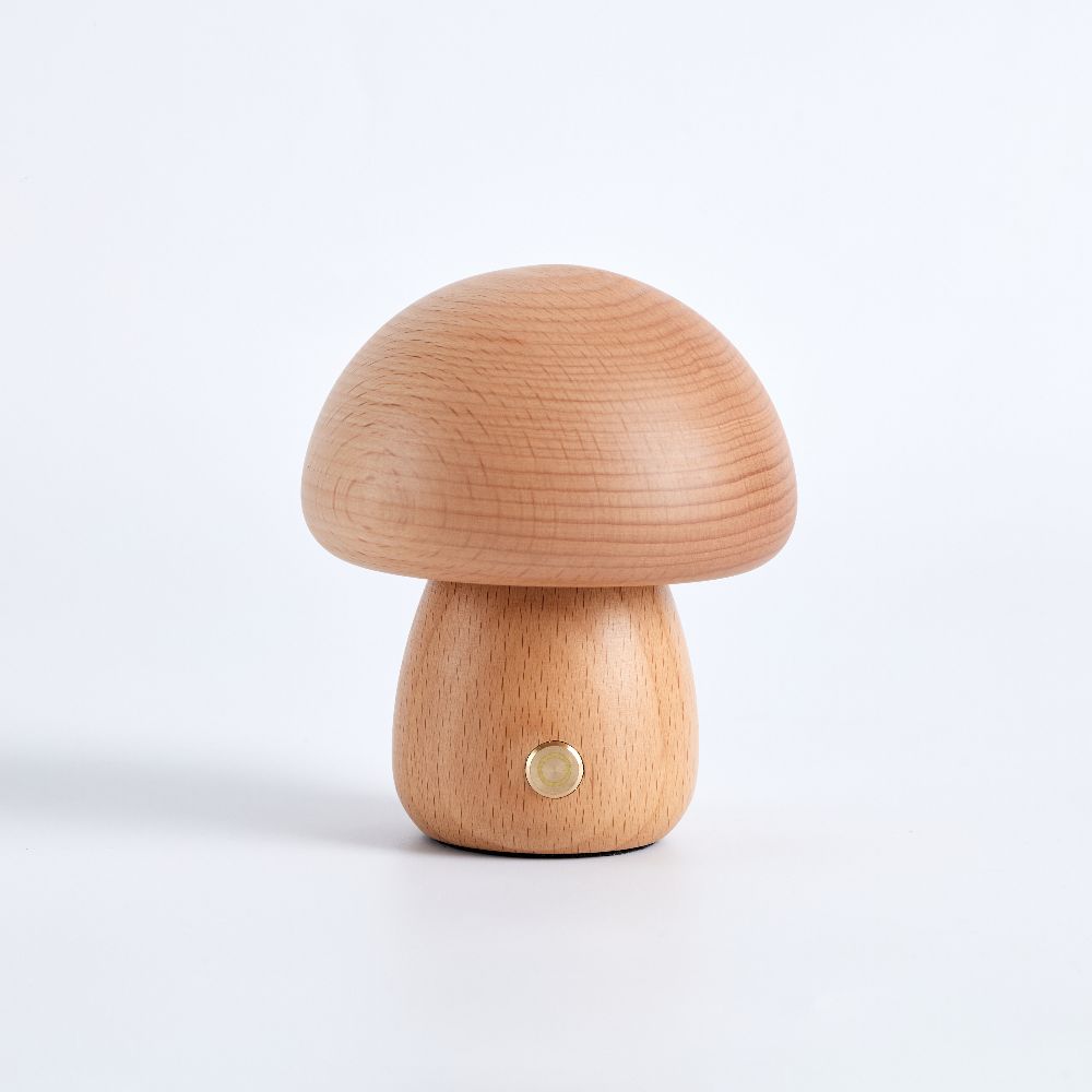 Fungara Scandinavian Wood Table Lamp