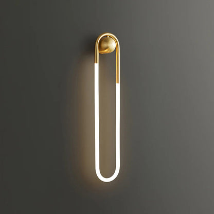 Oval Acrylic Tube Wall Light
