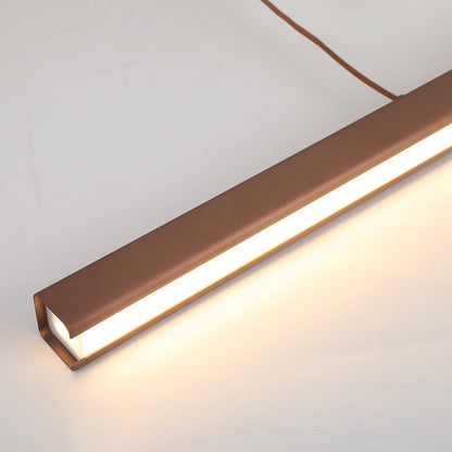 Norvale Minimalist Metal Linear Pendant Light