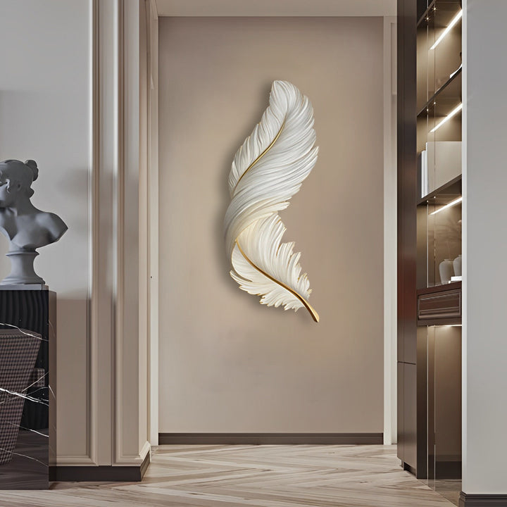 Sculpted Plume LED Wall Light