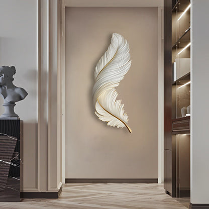 Sculpted Plume LED Wall Light