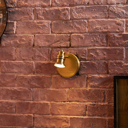 Brass Linear Spotlight Wall Light