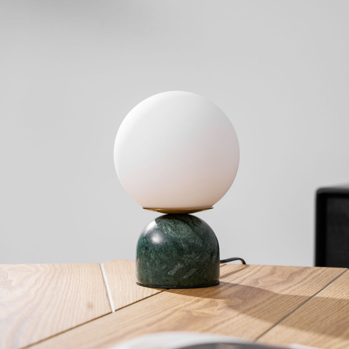 Marble Dome Globe Table Lamp