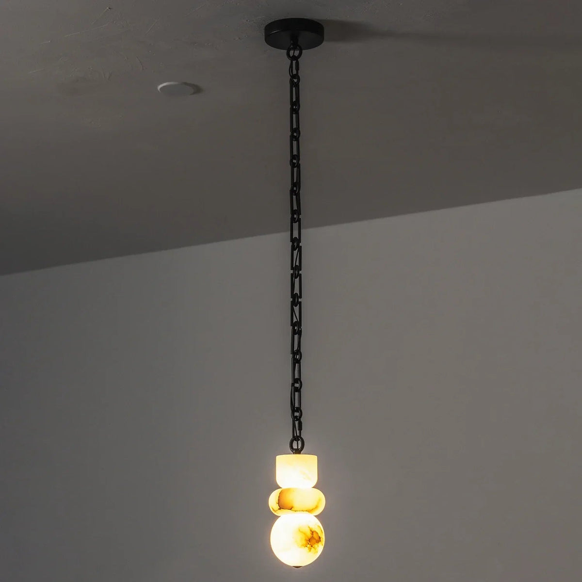 Alabaster Stone Cascade Chandelier