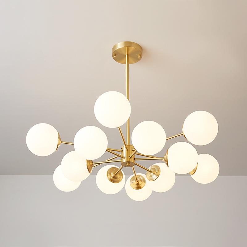 Spunik Opal Sphere Chandelier