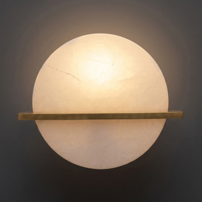Sculptural Alabaster Wall Light